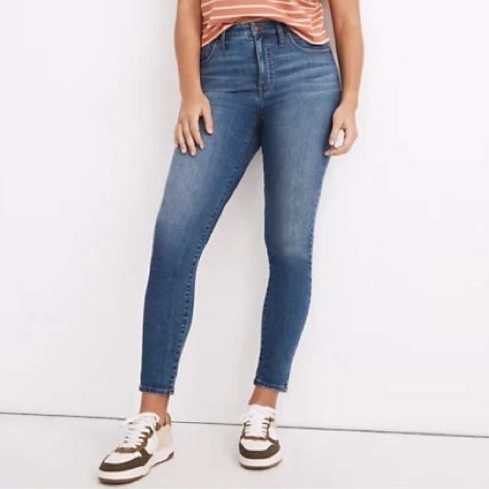 Madewell Curvy High Rise Skinny Crop Jeans